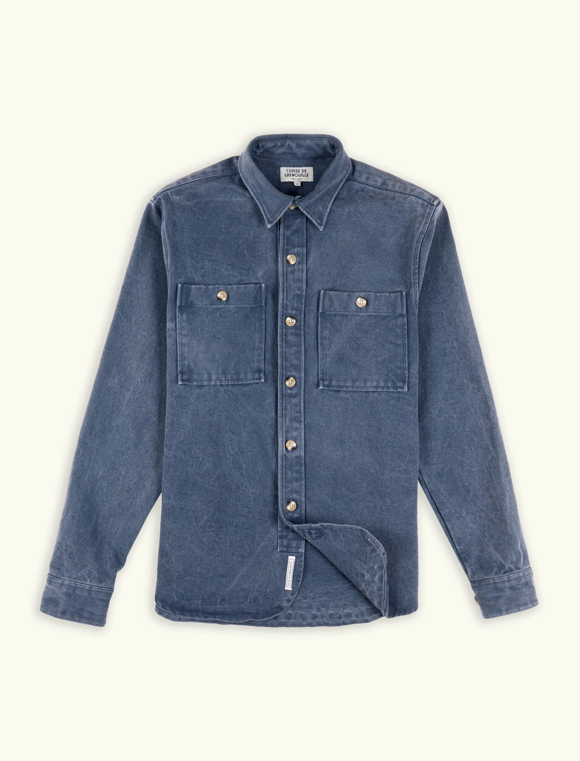 Surchemise twill | Bleu