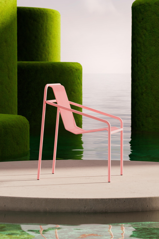 Objekte unserer Tage Ivy tuinstoel Soft Pink