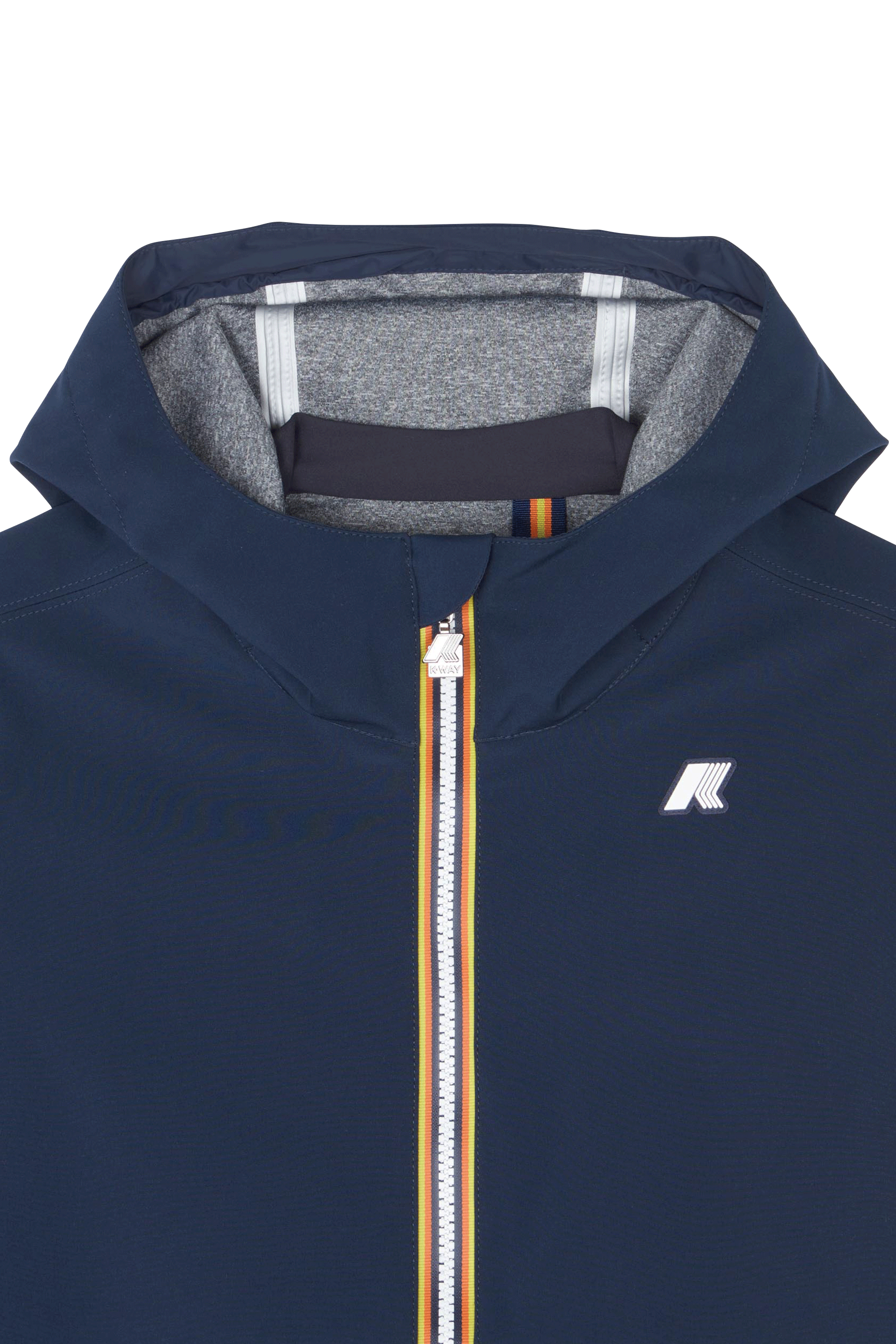 K-WAY Parka JACKO BONDED JERSEY Bleu