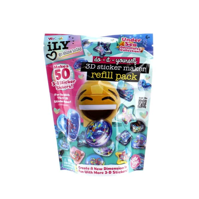3D-Sticker Nachfüllpack - Unterwasser-Abenteuer