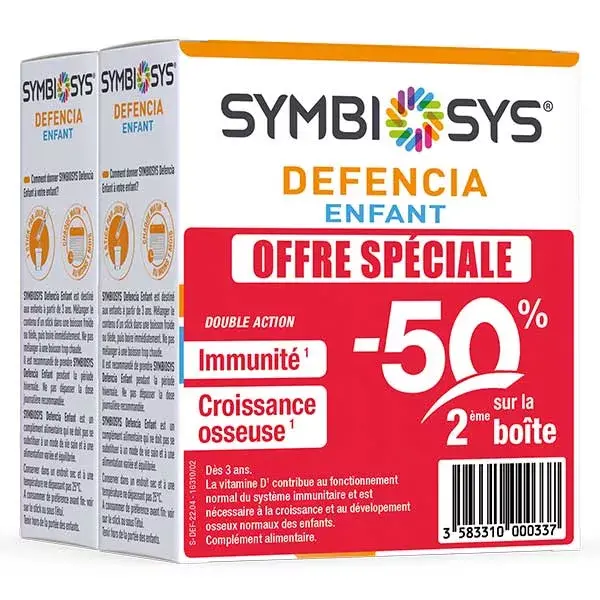 Symbiosys Defencia Infantil Pacote com 2 x 30 bastões