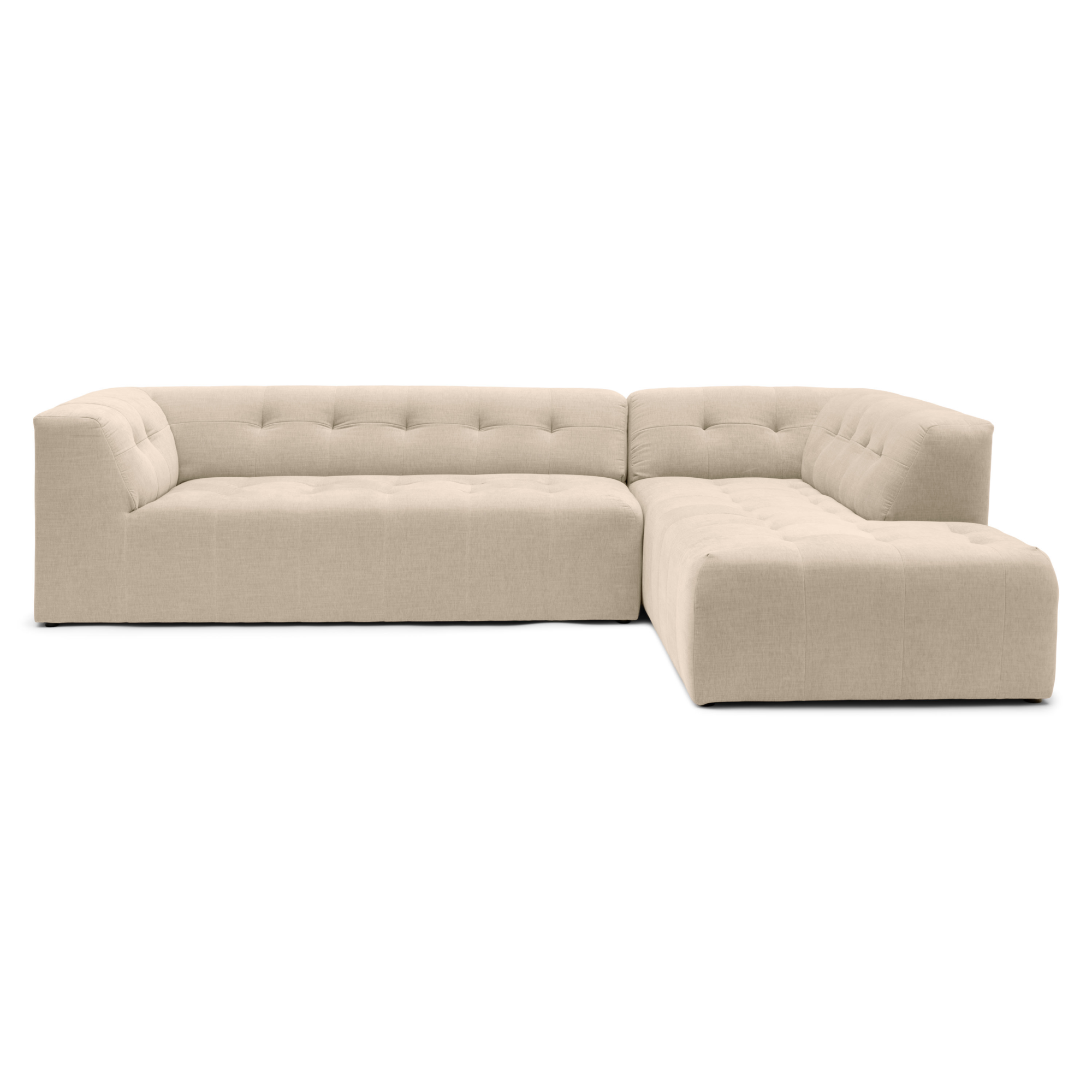 Hoekbank Dot home natural rechts