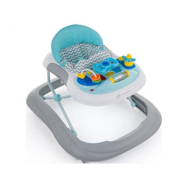 Petite&Mars Andador Musical Monty Chevron Blue