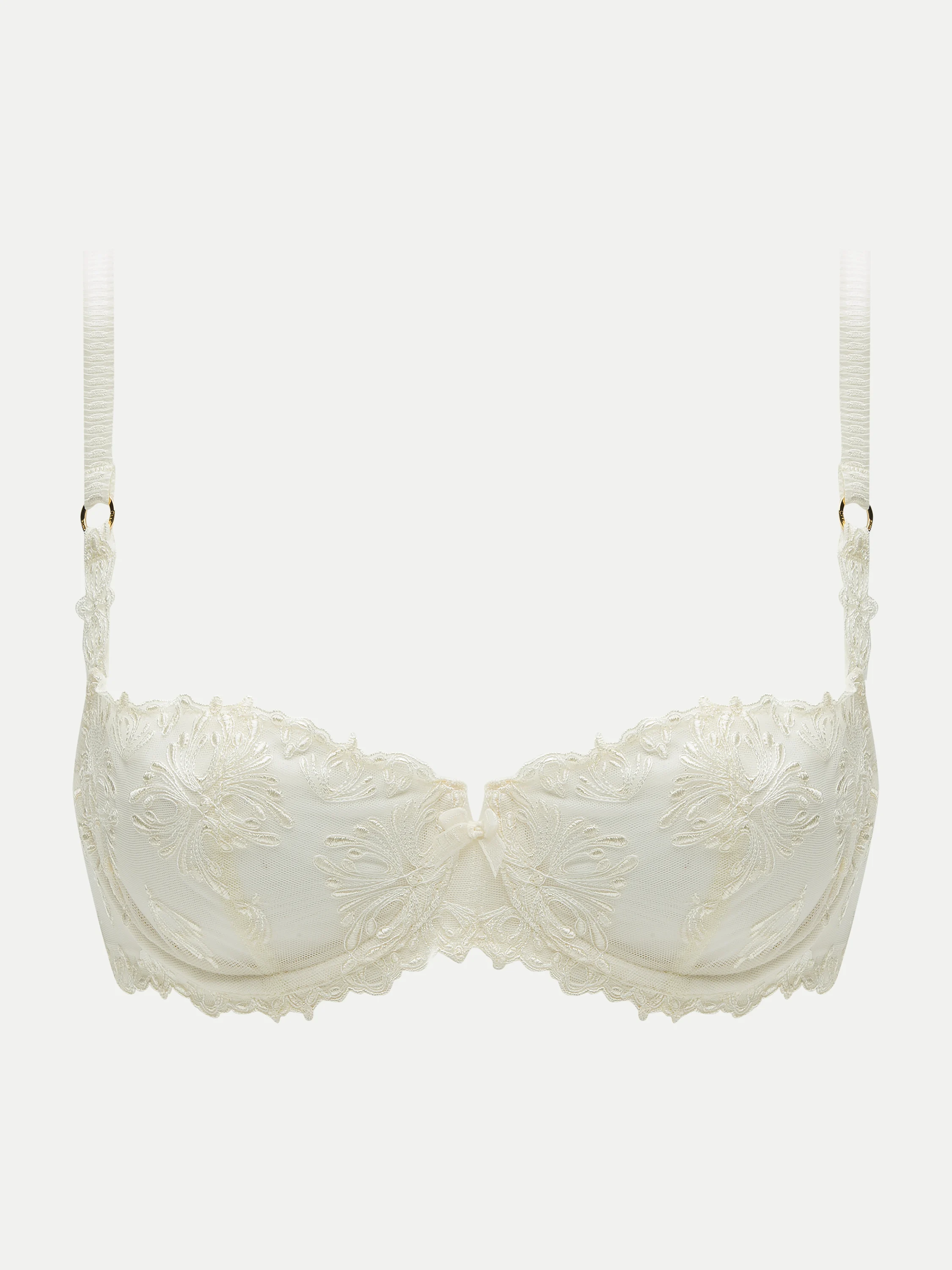 CHAMPS ELYSEES - Soutien-gorge corbeille broderie italienne | Beige