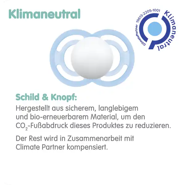 Schnuller Perfect Silikon 16+ blue
