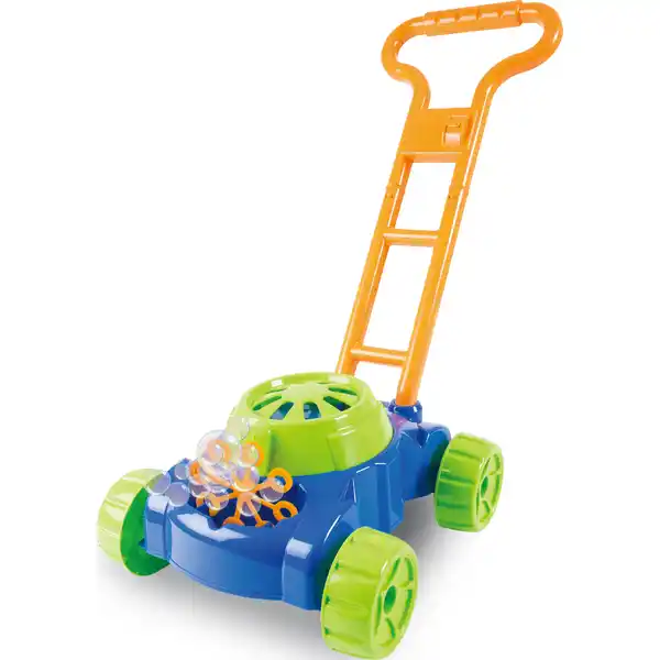 Rasenmäher mit Seifenblasenfunktion