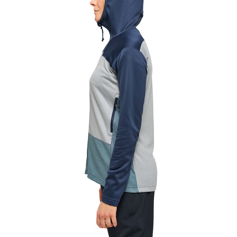 Haglöfs ROC Flash Mid Hood Women Tarn Blue/Concrete