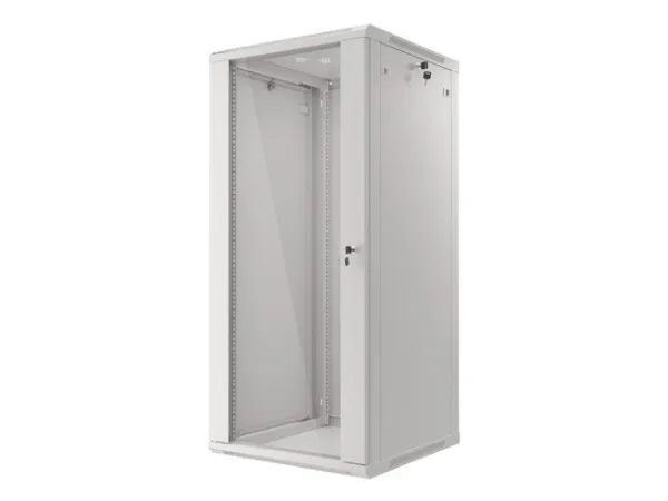 Lanberg - Rack kabinet - vægmonterbar - grå, RAL 7035 - 27U - 19
