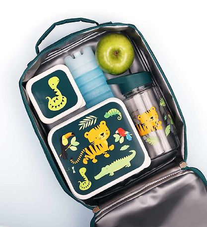 A Little Lovely Company Kühltasche - Petroleum m. Jungle