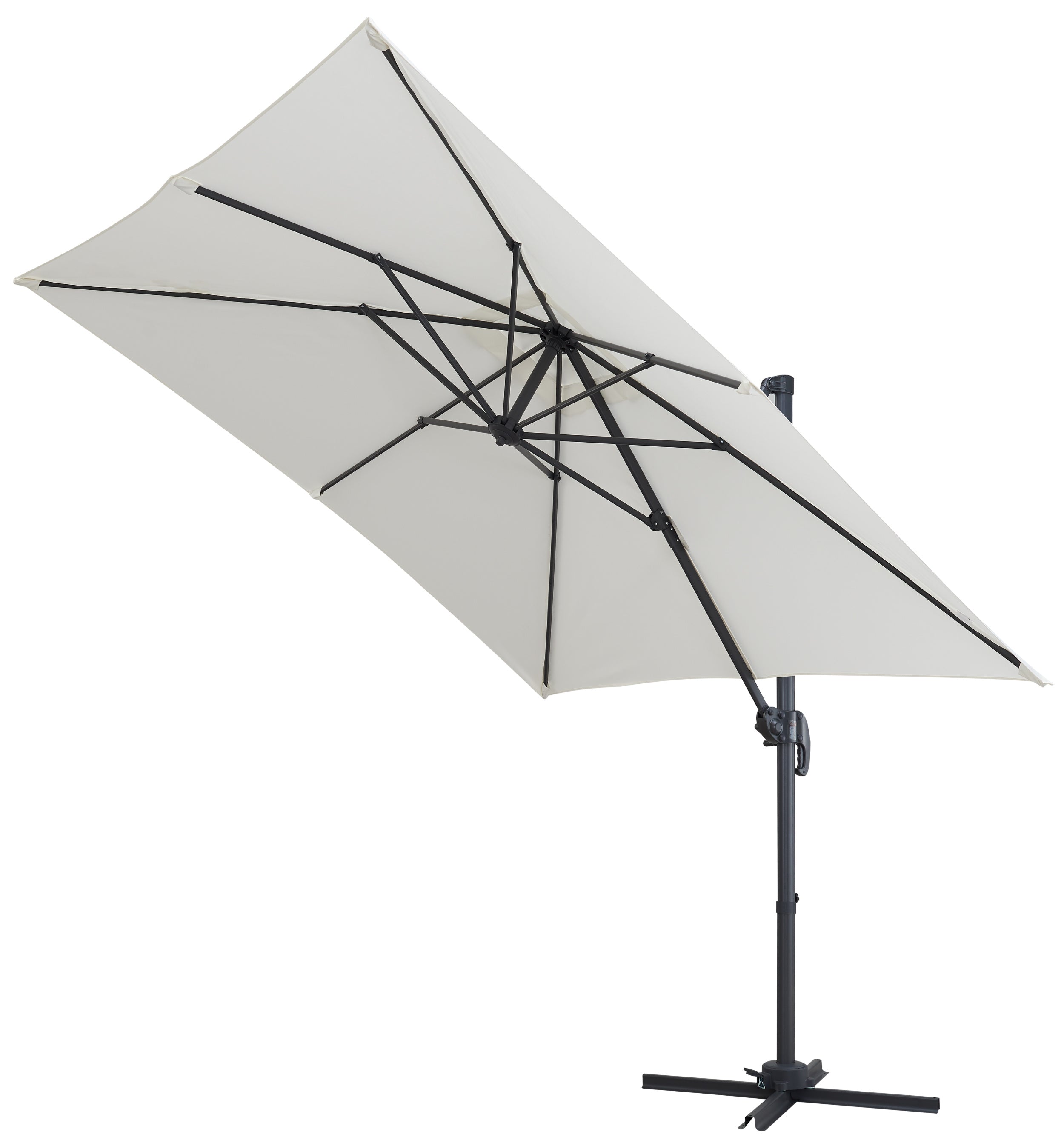 ACAZA Zweefparasol Gebroken wit