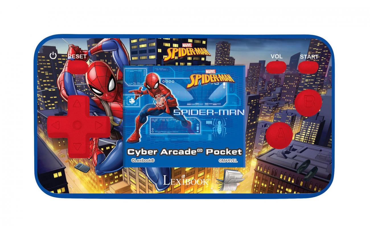 Spider-Man Cyber Arcade Mini 140+10-in-1 LCD games