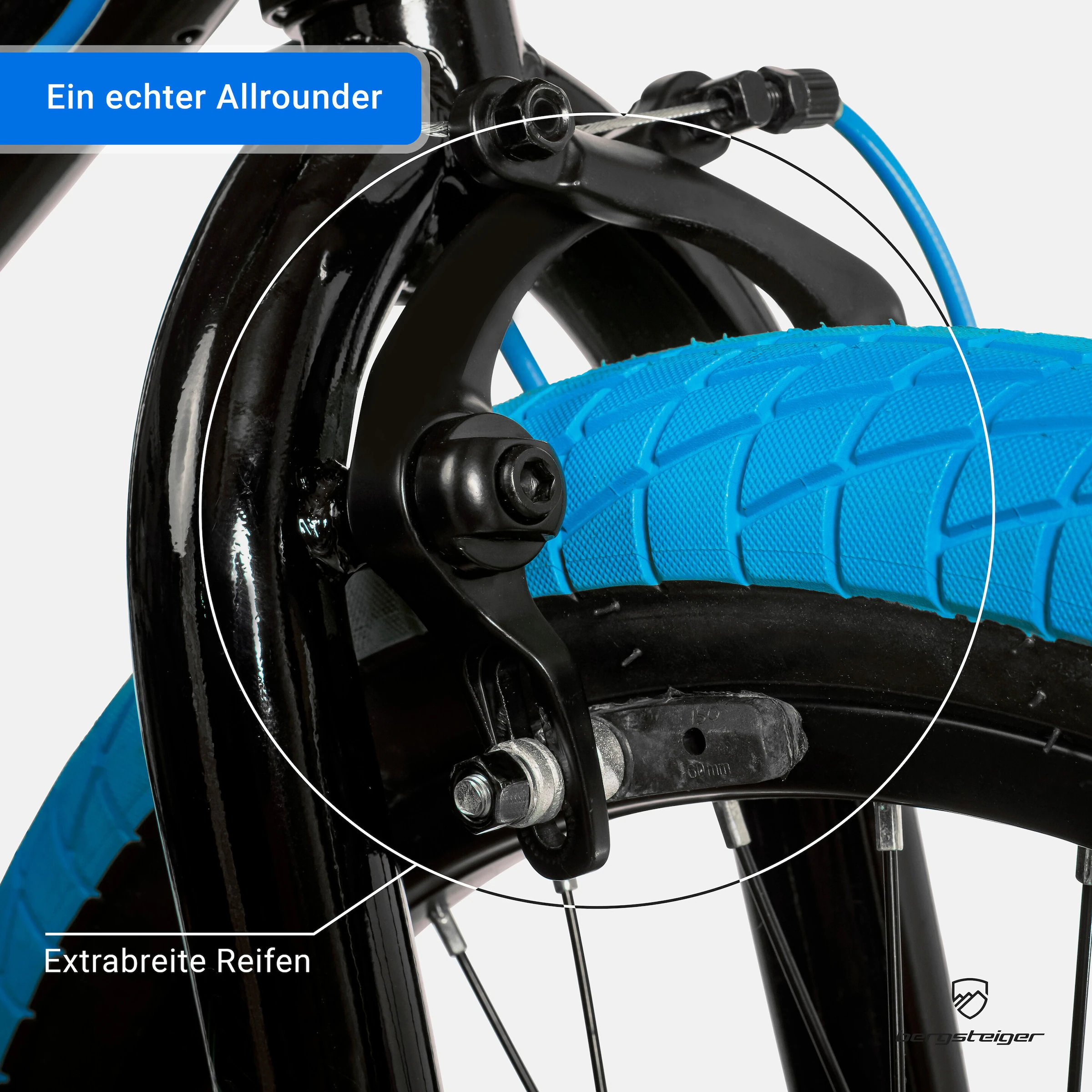 Bergsteiger BMX Halifax 20 Zoll | blue / black