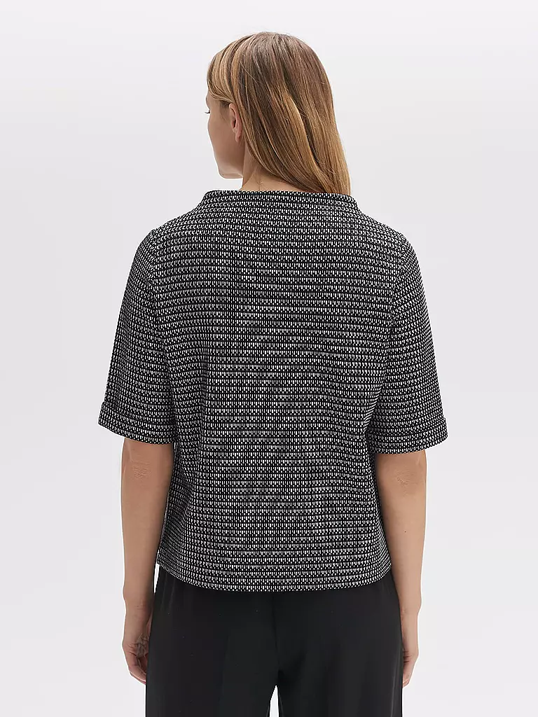 OPUS Pullover GADENI STRUCTURE schwarz