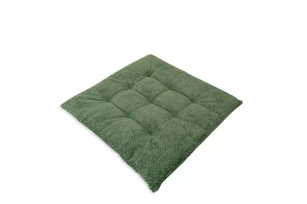 Stuhlkissen Chenille Cross 40 x 40 cm