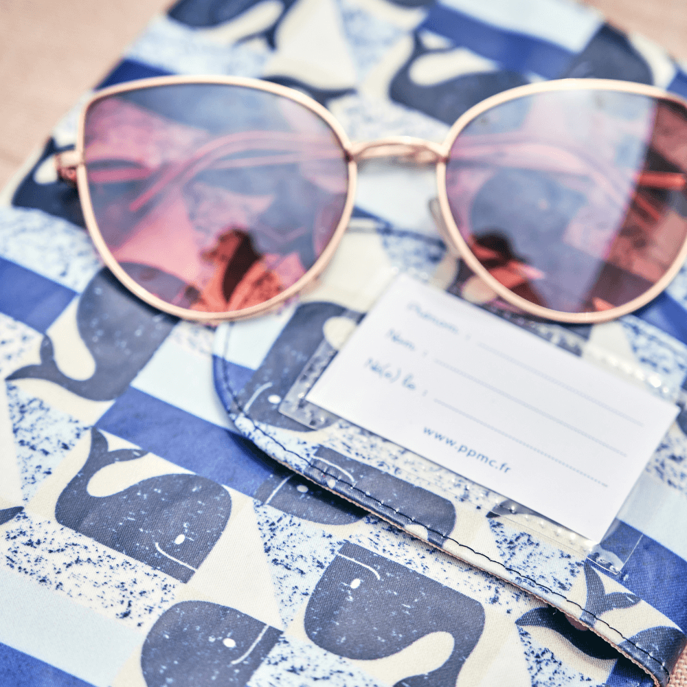 Protège Carnet De Santé Baleino Bleu