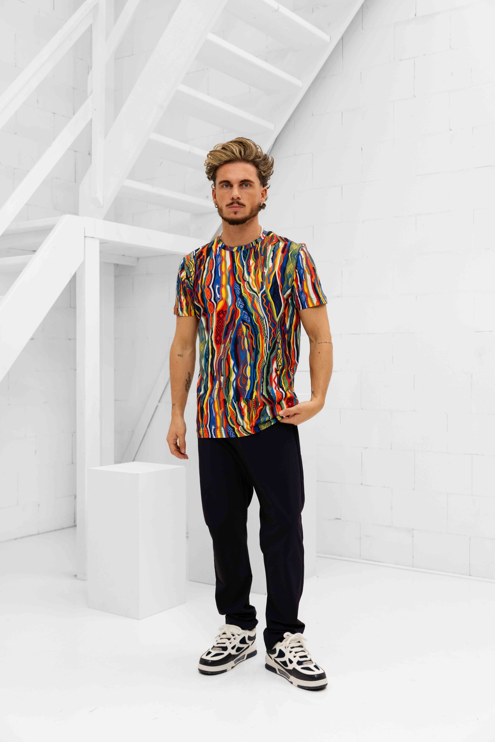 Carlo Colucci C3409 101 T-Shirt Heren