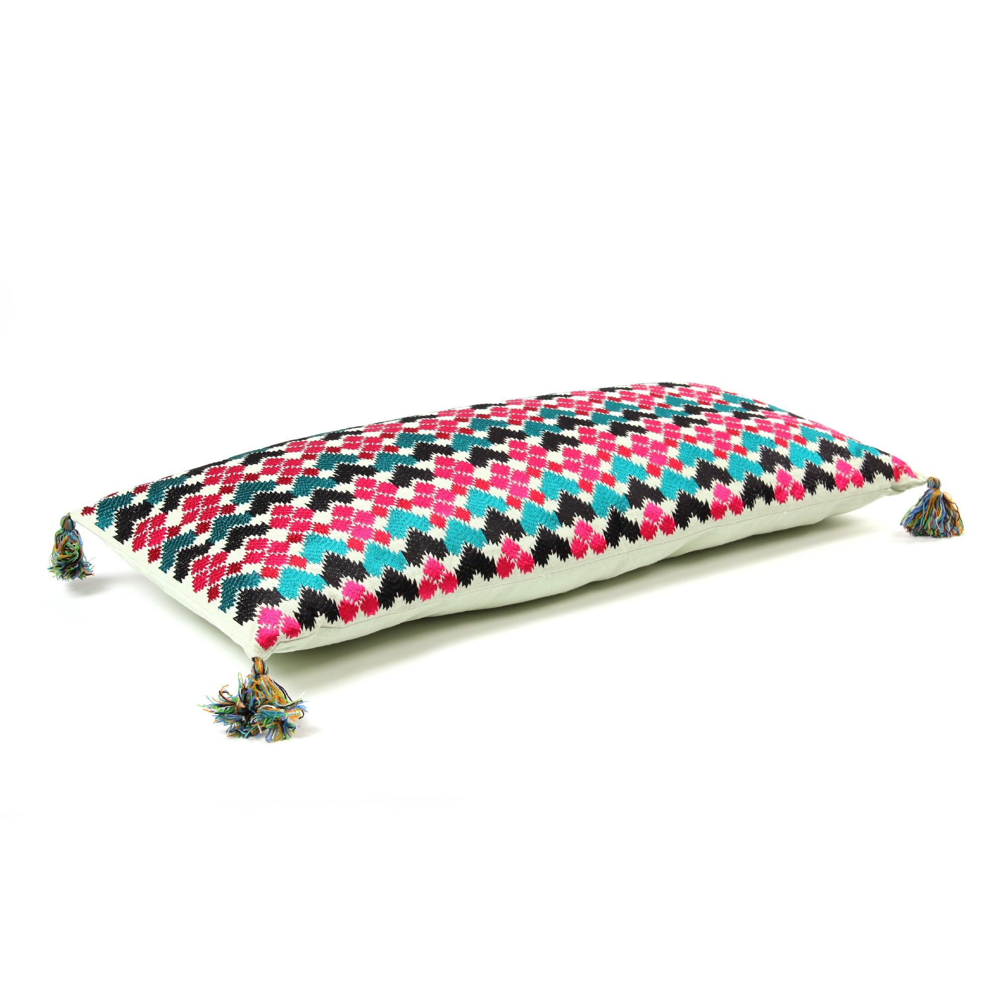 Langkissen 'Heanor', multicolor, T 35 cm, B 80 cm von fischer's lagerhaus