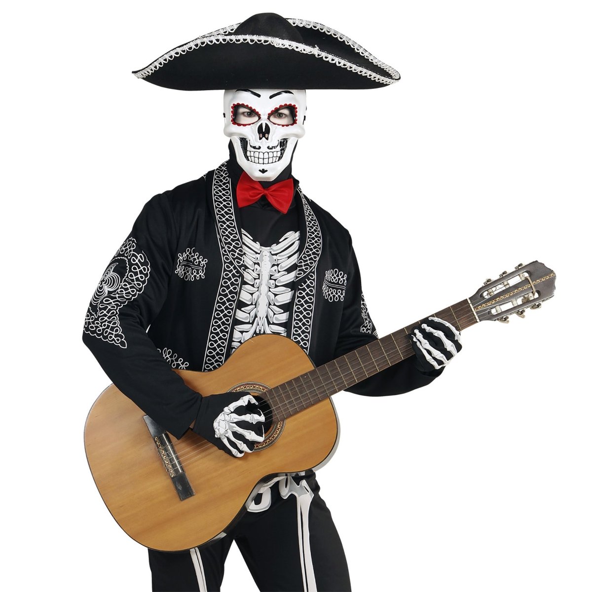 Dia De Los Muertos Masker Wit