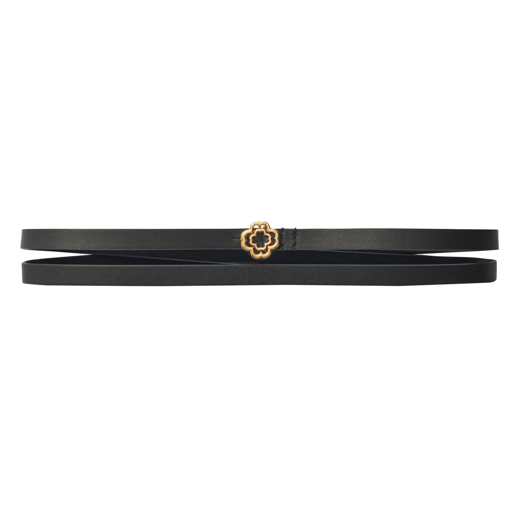 Ceinture en cuir | Noir