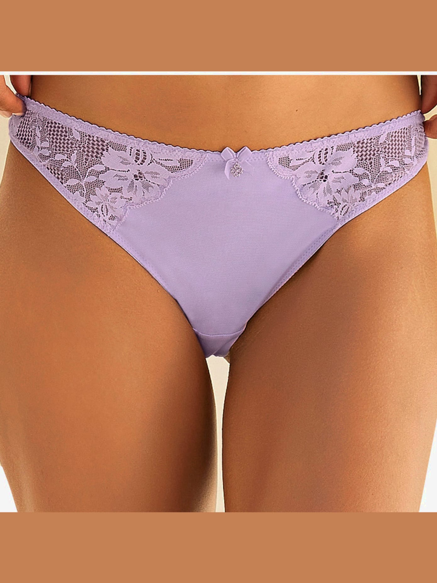 Tanga féminin coupe confortable