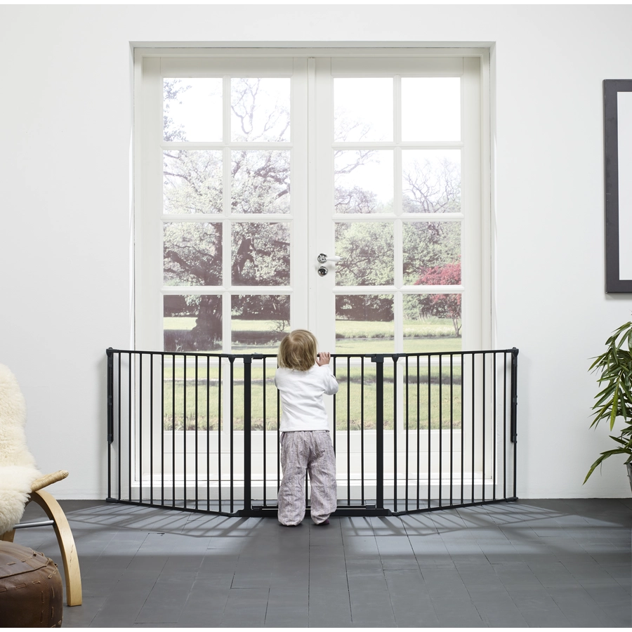 BabyDan Schutzgitter Flex L 90 - 223 cm, schwarz