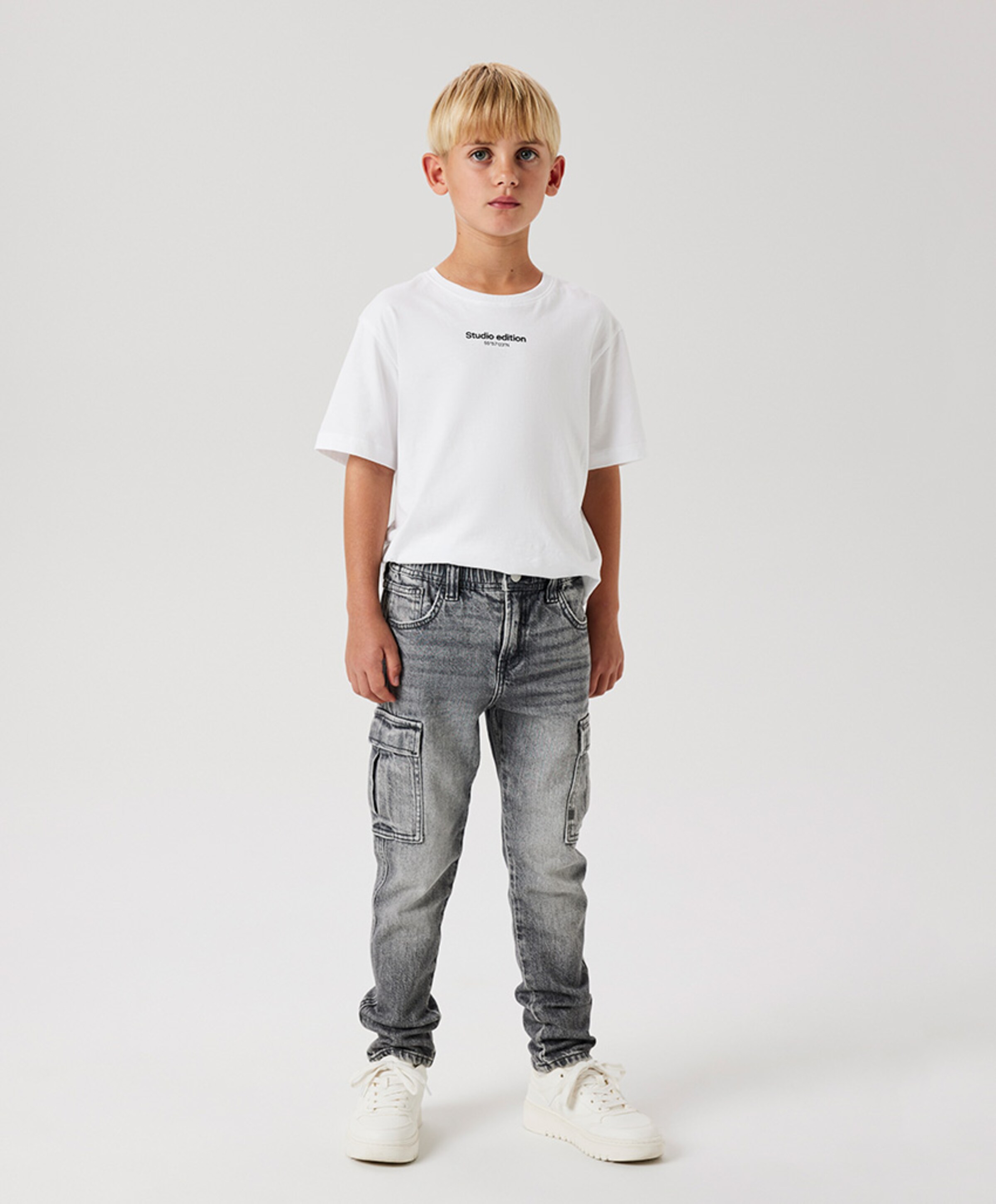 Name it NKMSILAS TAP CARGO 6650-AZ NO jeans grijs