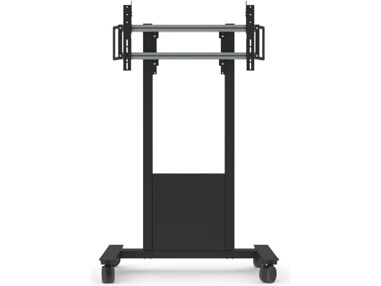 SMS Func Mobile - Vogn med hjul - for LCD display / notebook - sort - skærmstørrelse: fra 46