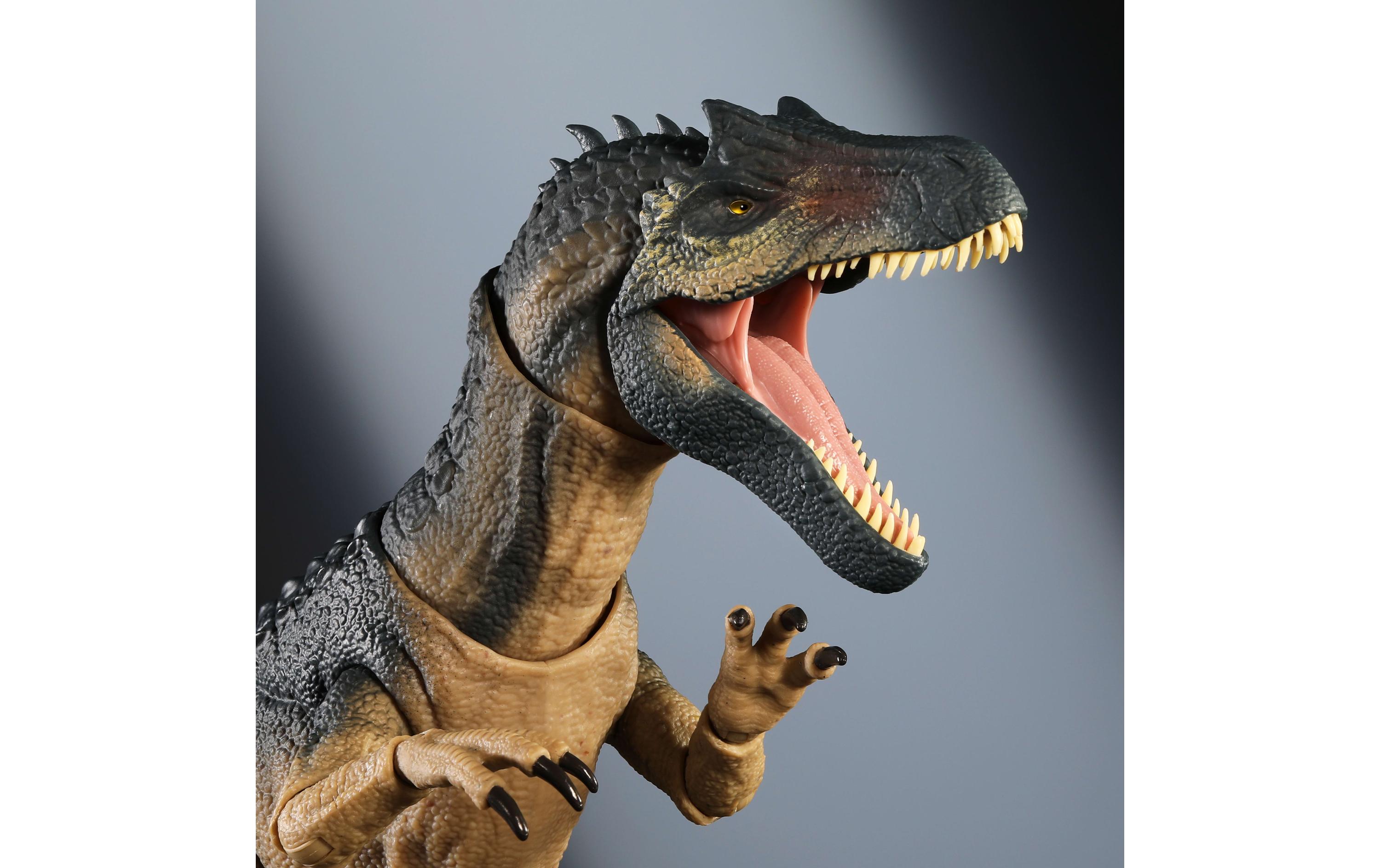 Jurassic World Hammond Collection AllosaurusDinosaurier-Actionfigur mit Glasaugen und verdrahtetem Schwanz