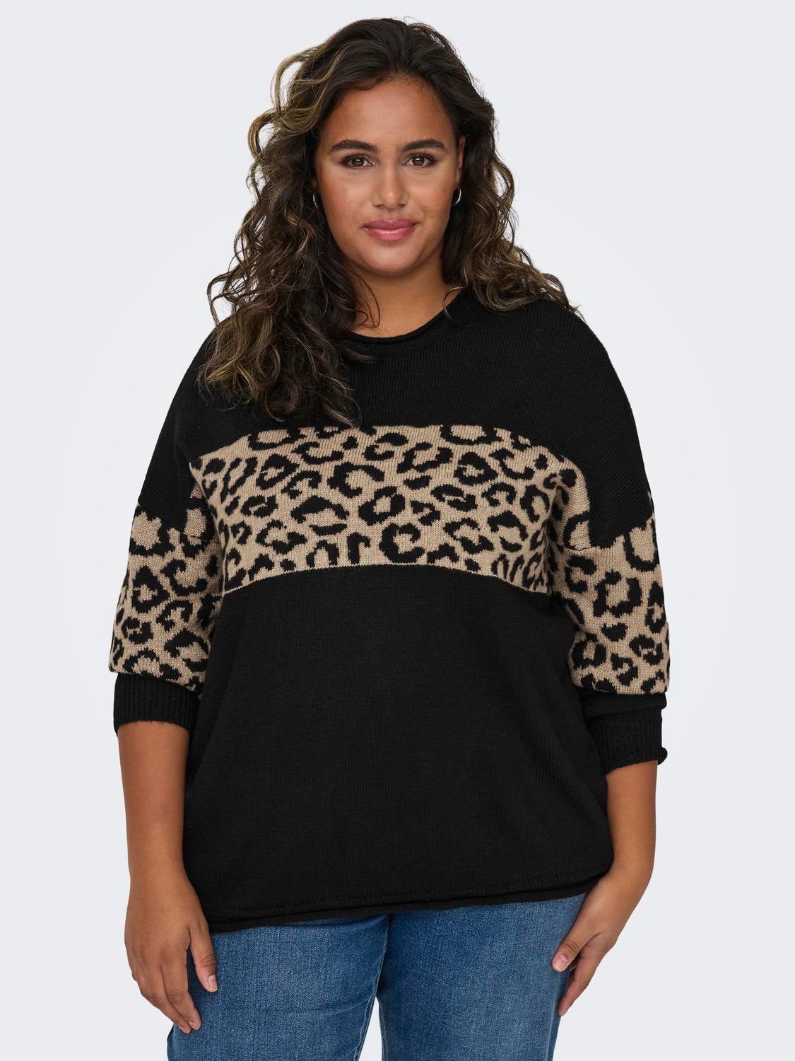 CARJADE Strickpullover Black