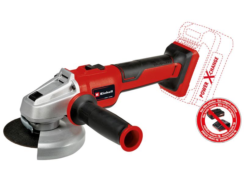 Einhell Professional Akku-Winkelschleifer AXXIO 18/125 Q So Helfer bei Arbeiten in Werkstatt, Haus und Garage, mit Quick fix nut