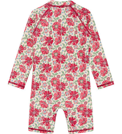 Hust and Claire Bådeheldragt - Malaz - UV50+ - Soft Pink m. Prin