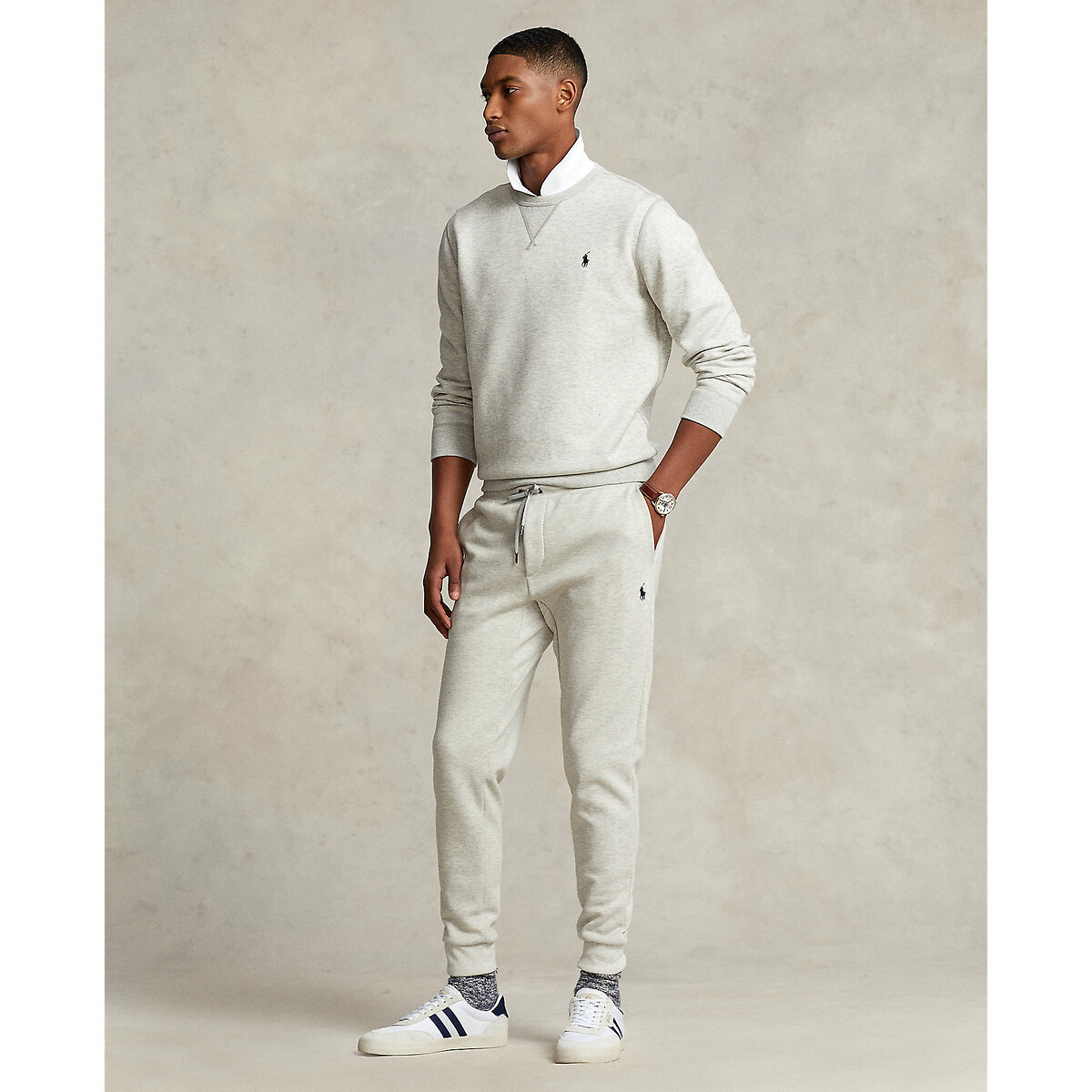 POLO RALPH LAUREN<br>Calças de jogging em malha dupla