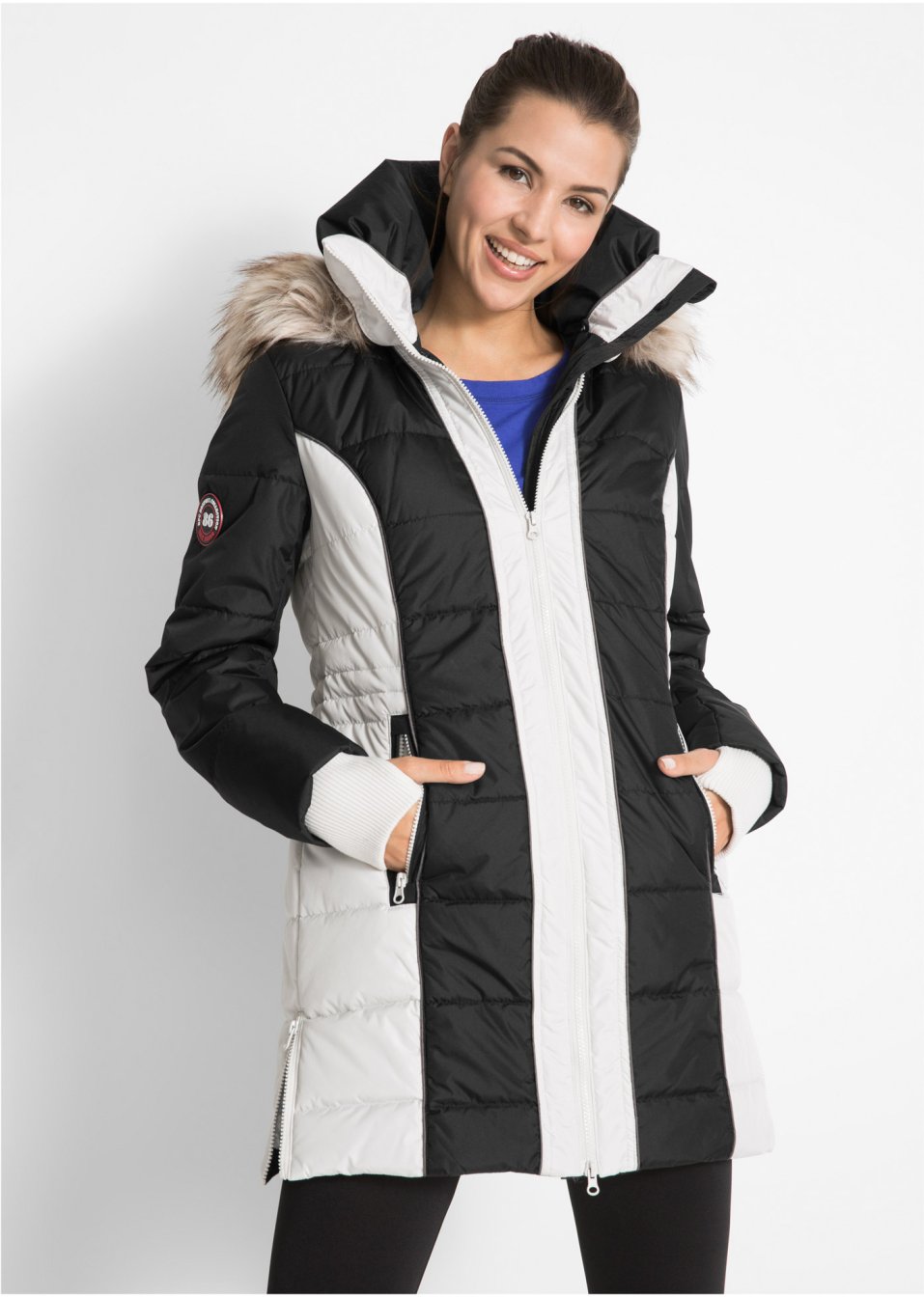 Manteau outdoor avec polyester recyclé