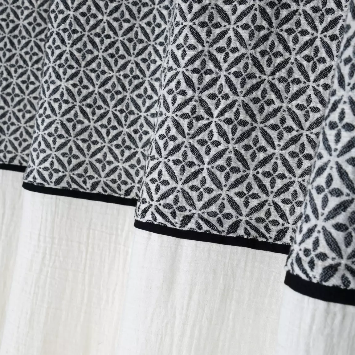 Rideau coton (140 x 260 cm) Princeton Gris ardoise