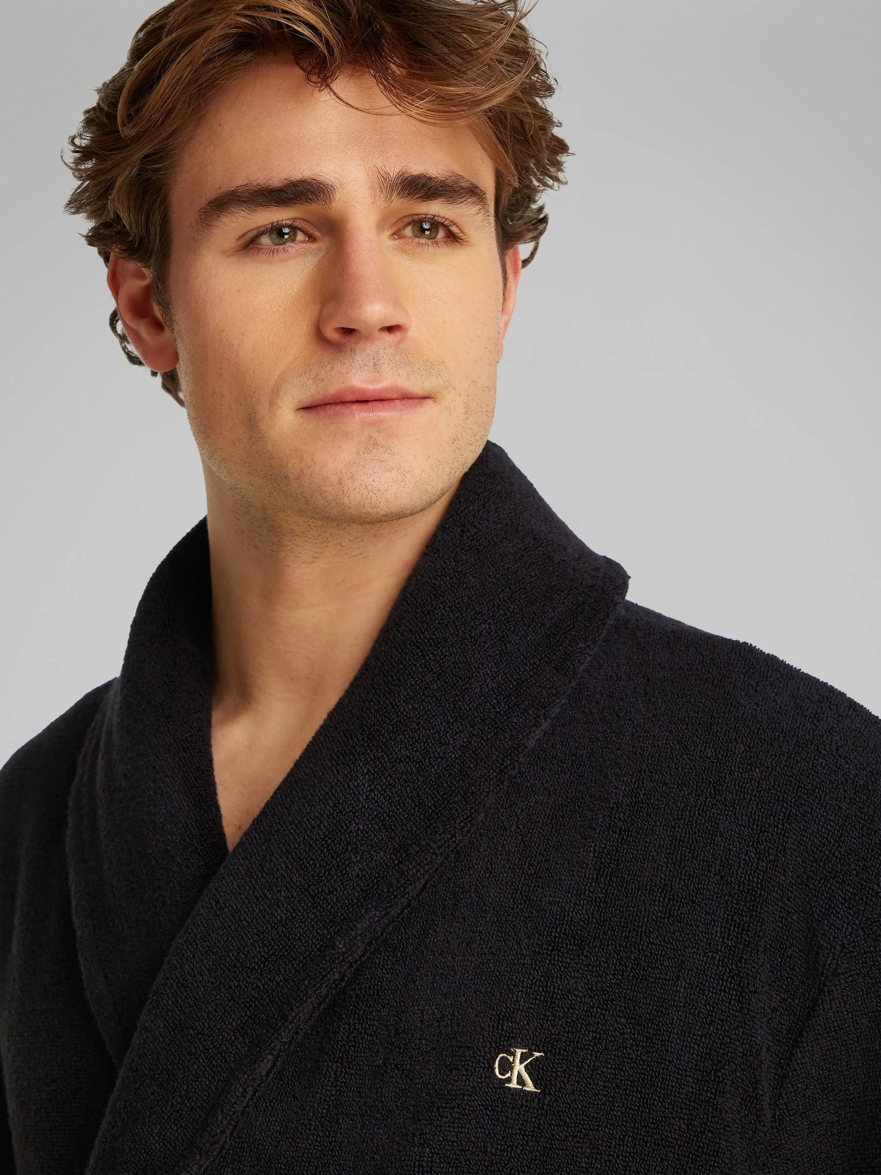 Calvin Klein 100% Cotton Terry Robe
