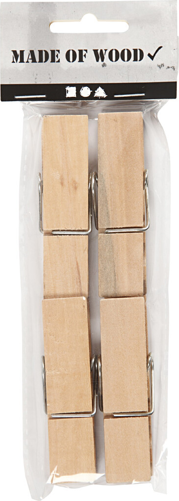 Huskeklemme - L 7,2 CM - B 2 CM - 4 Stk