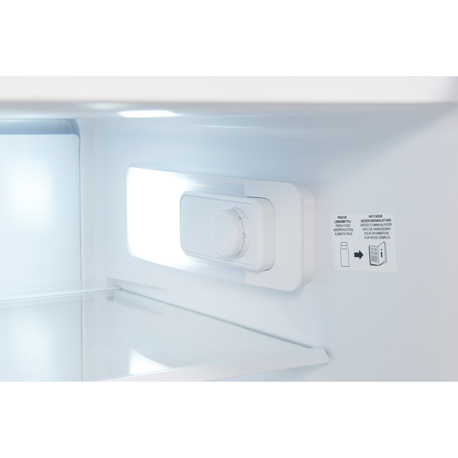 EXQUISIT Stand-Kühlschrank KS 15-V-040 E - weiß - E