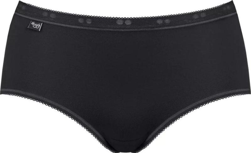 Sloggi Basic+ Midi Slip 4 Pack Zwart 46 1 stuk