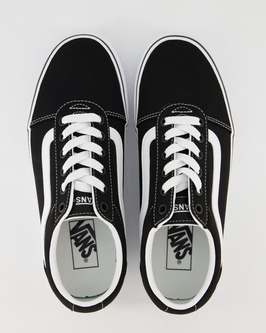 Vans WARD PLATFORM Schnürschuhe in Schwarz