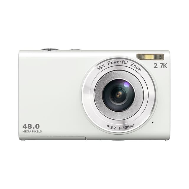 Digitalkamera 48MP 2,7K FHD 16X digital zoom 2,88-tommer skærm Sort