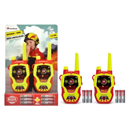 Dickie Toys Walkie Talkie Fire, 2er Set