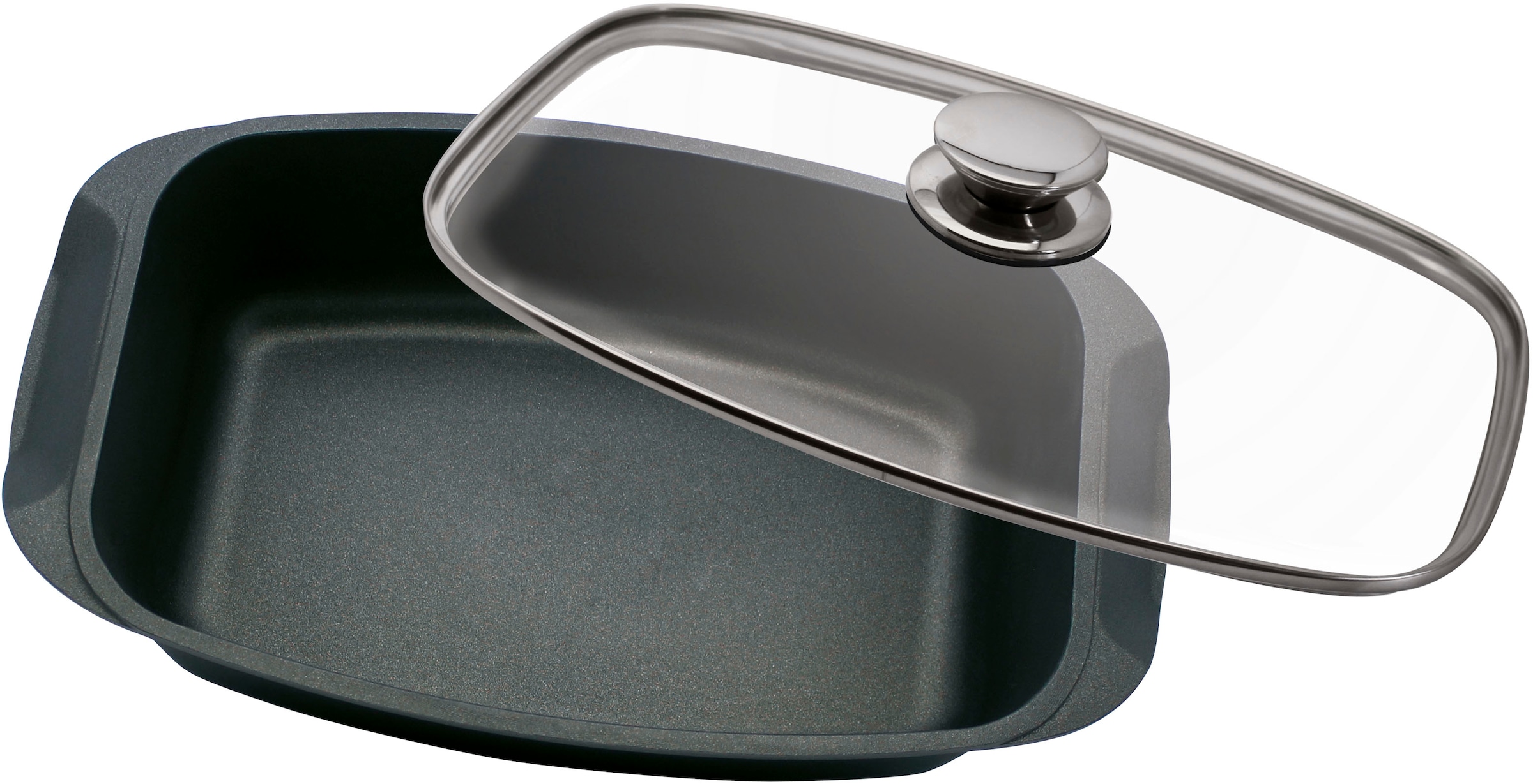 Elo Basic Bräter »Universalbräter Quatrorondo, Aluguss 32cm« 1 Stk. tlg. Aluminiumguss