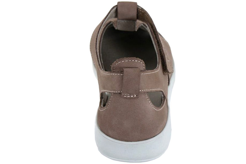 NEW FEET SANDALSKO I SANDFARVET NUBUCK