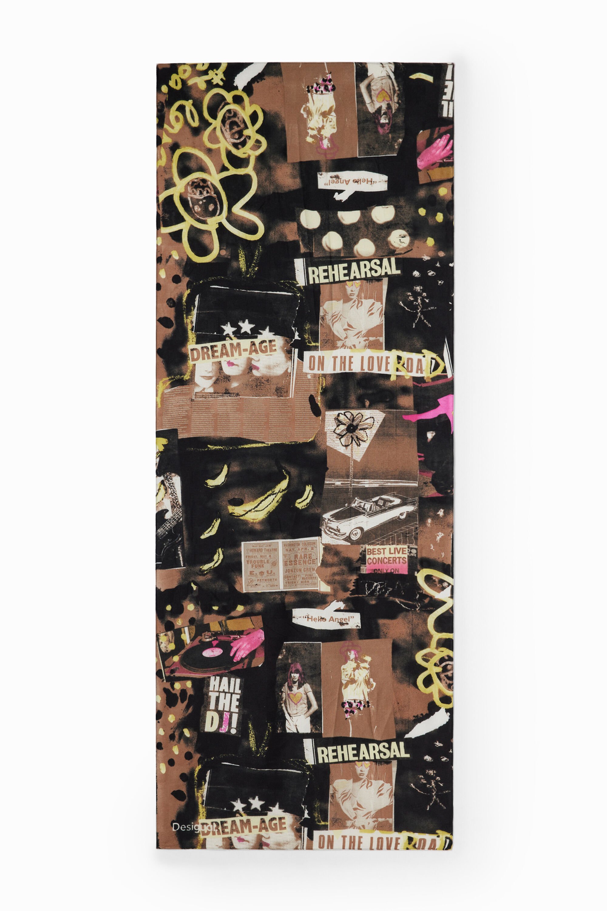 Foulard rectangulaire arty