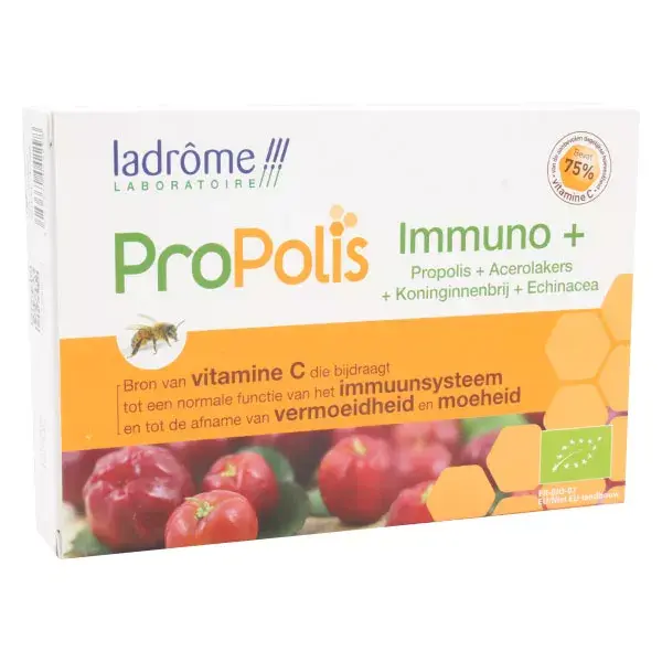 Ladrôme Própolis Immuno+ Orgânico 20 ampolas
