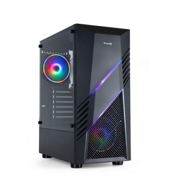 Tooq Caixa ATX Gaming Biohazard (2 x Fan 120mm RGBF) - TQGCC102-B
