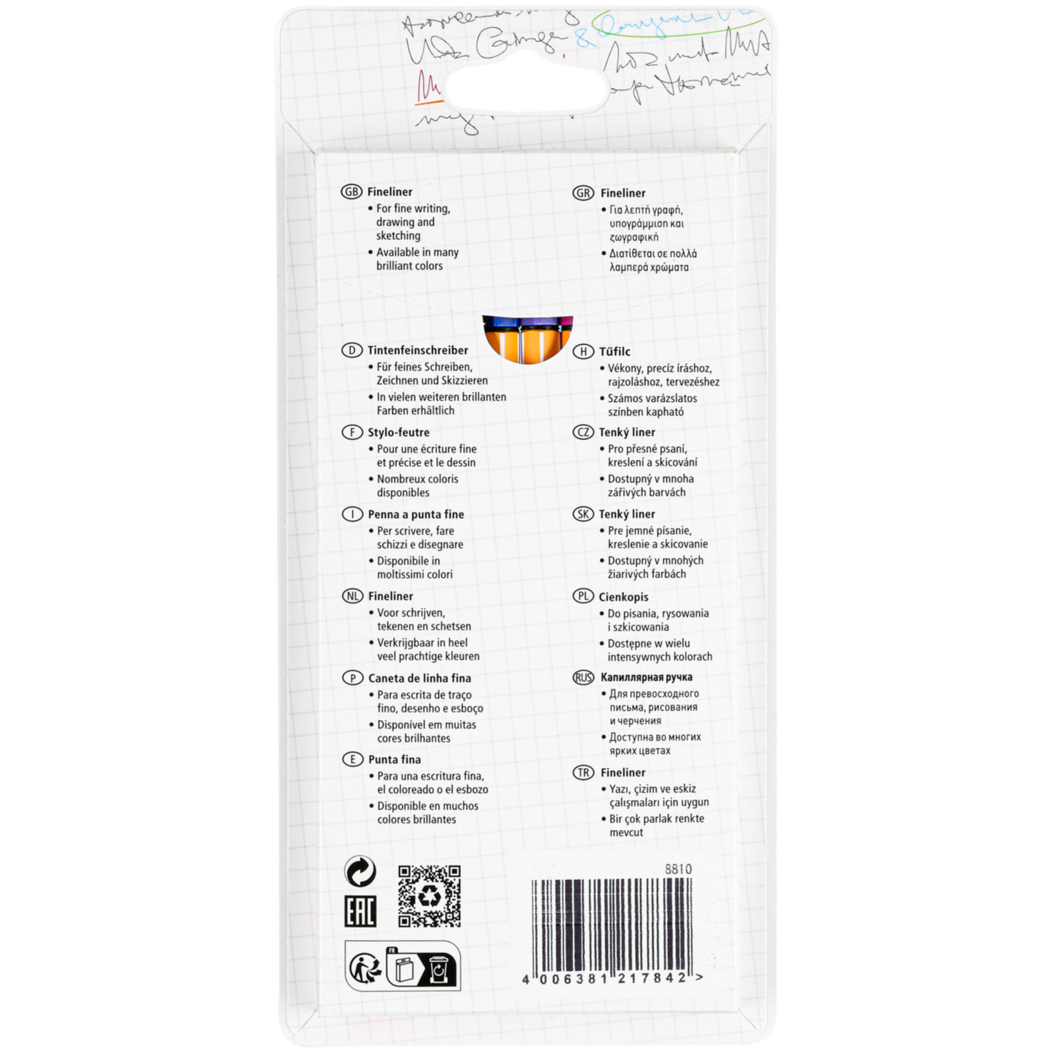 STABILO Feinschreiber point 88 10er Etui Standardfarben
