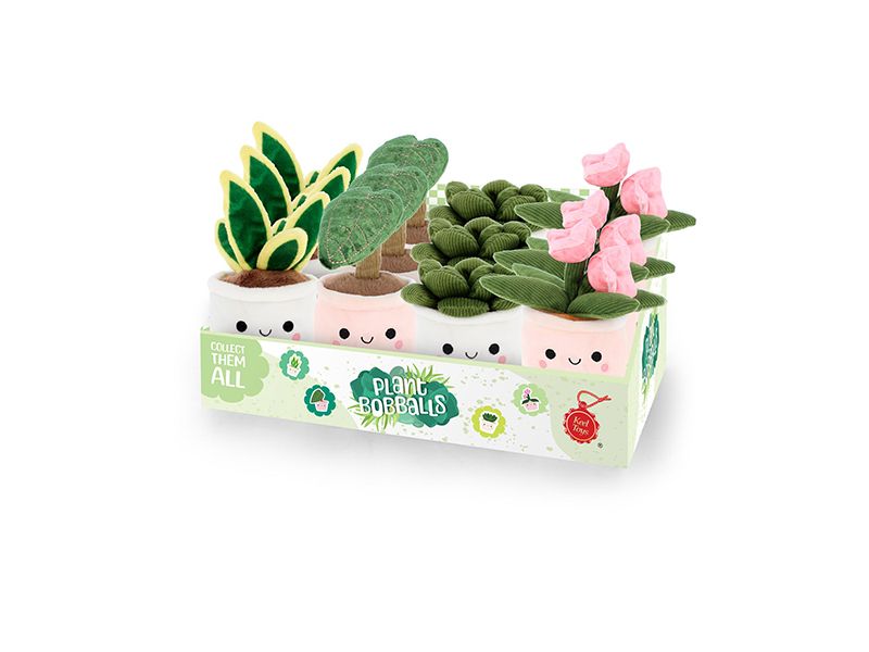 Keeleco Plüsch Pflanzen assortiert 12 cm Eingetopfte Plüschtiere