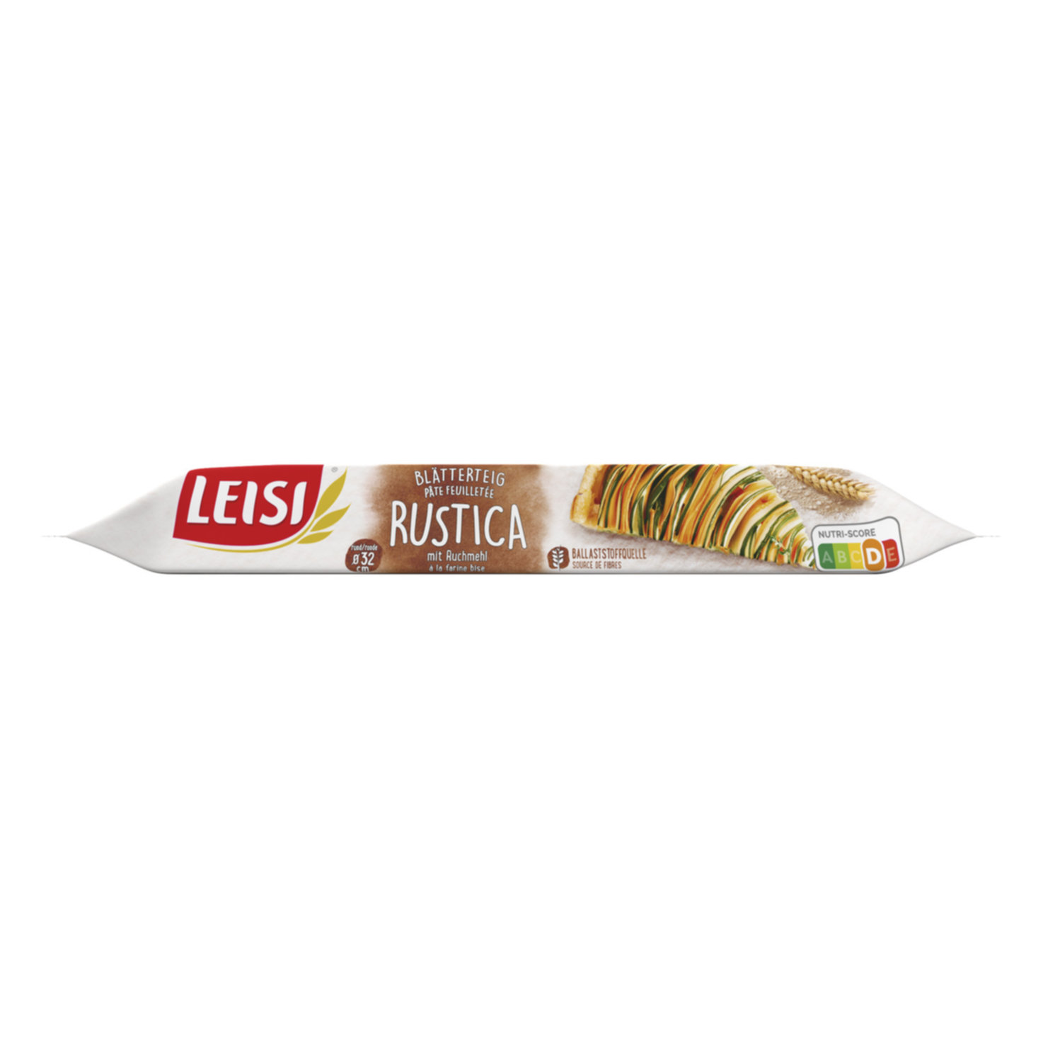 Leisi Blätterteig Rustica rund ausgewallt Ø32cm