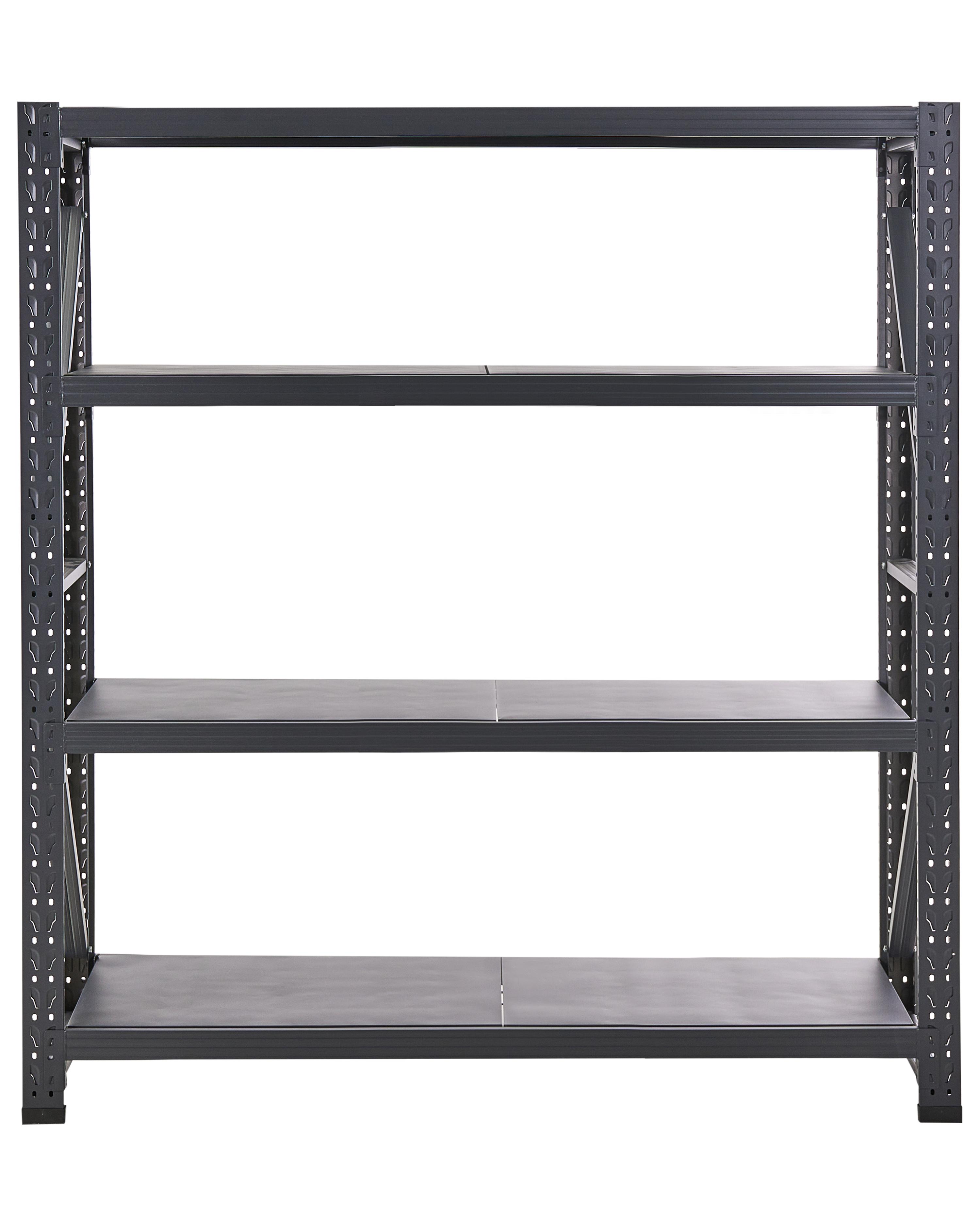 Garagerek FIUGGI Metaal 200 cm 60 cm Zwart